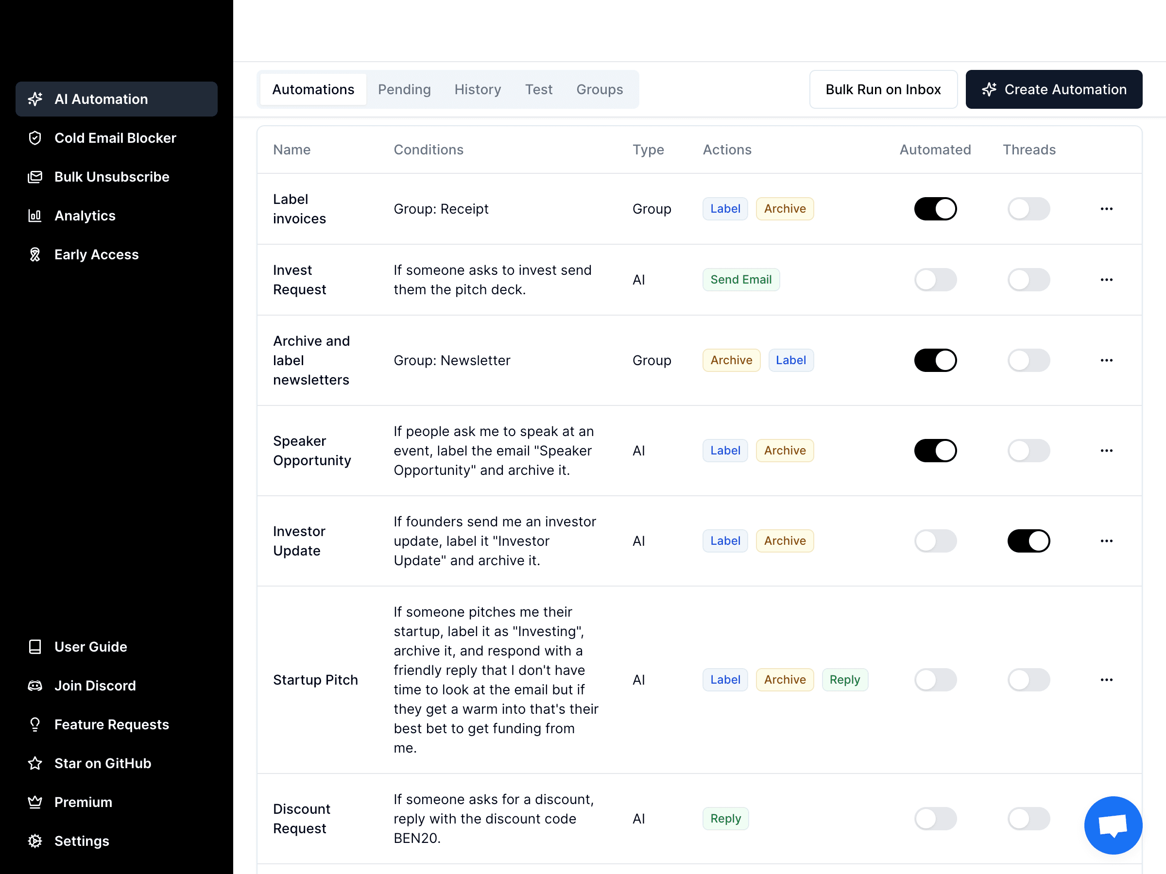 Product screenshot